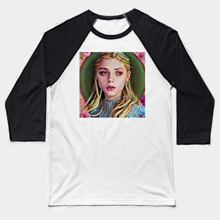 Art deco portrait Baseball T-Shirt